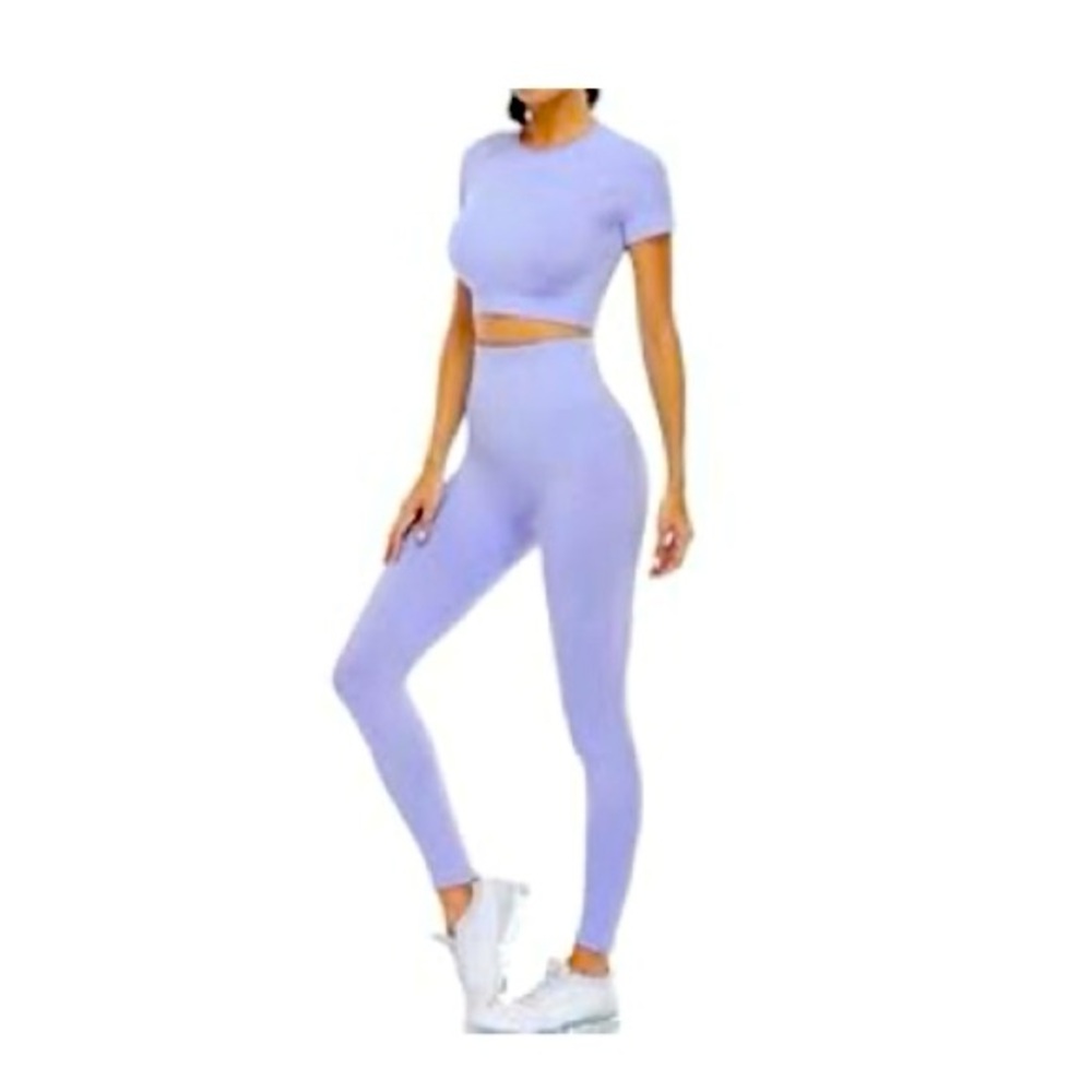 New Purple Workout Set - L